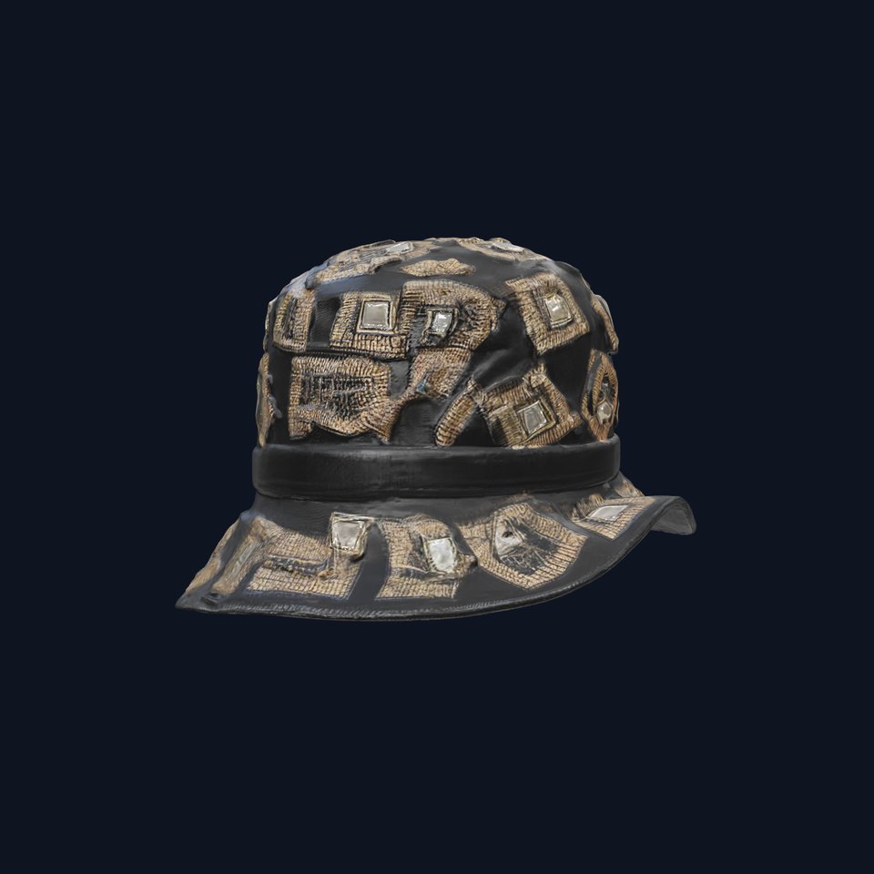 Decorative Patterned Hat Model Pack